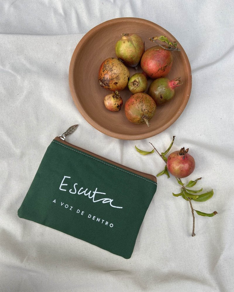 Nécessaire Desejos_Escuta - verde