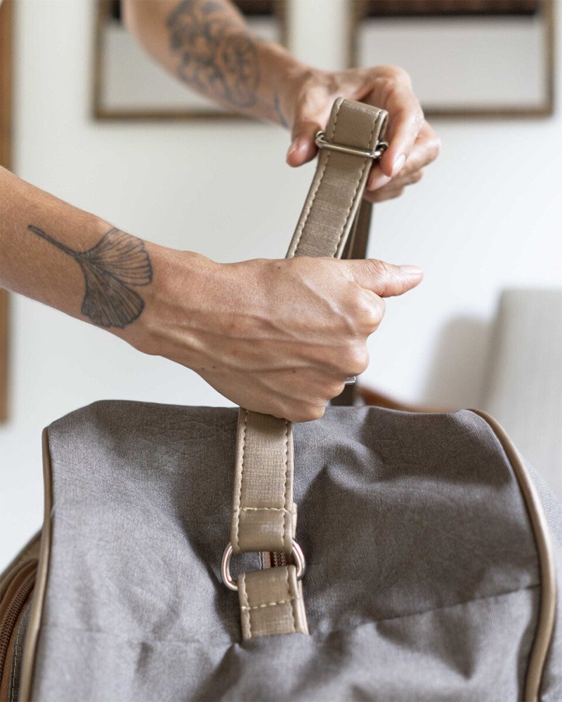 Mala Bolso Cinza