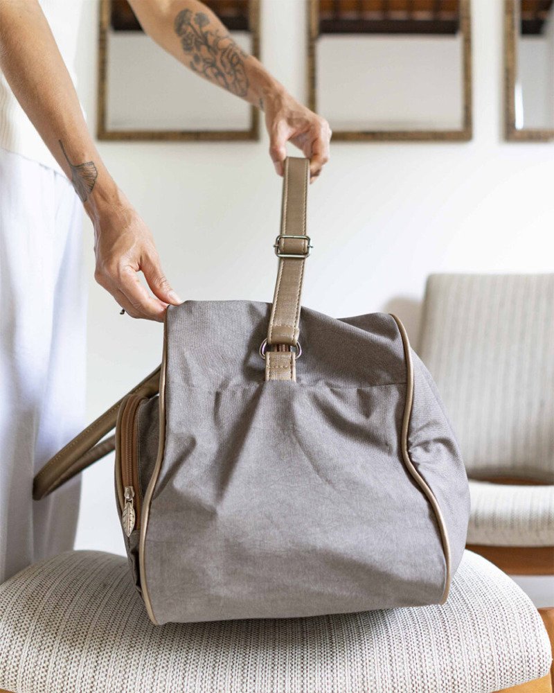 Mala Bolso Cinza