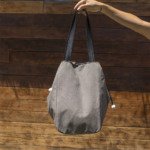 Bolsa Tote Cinza