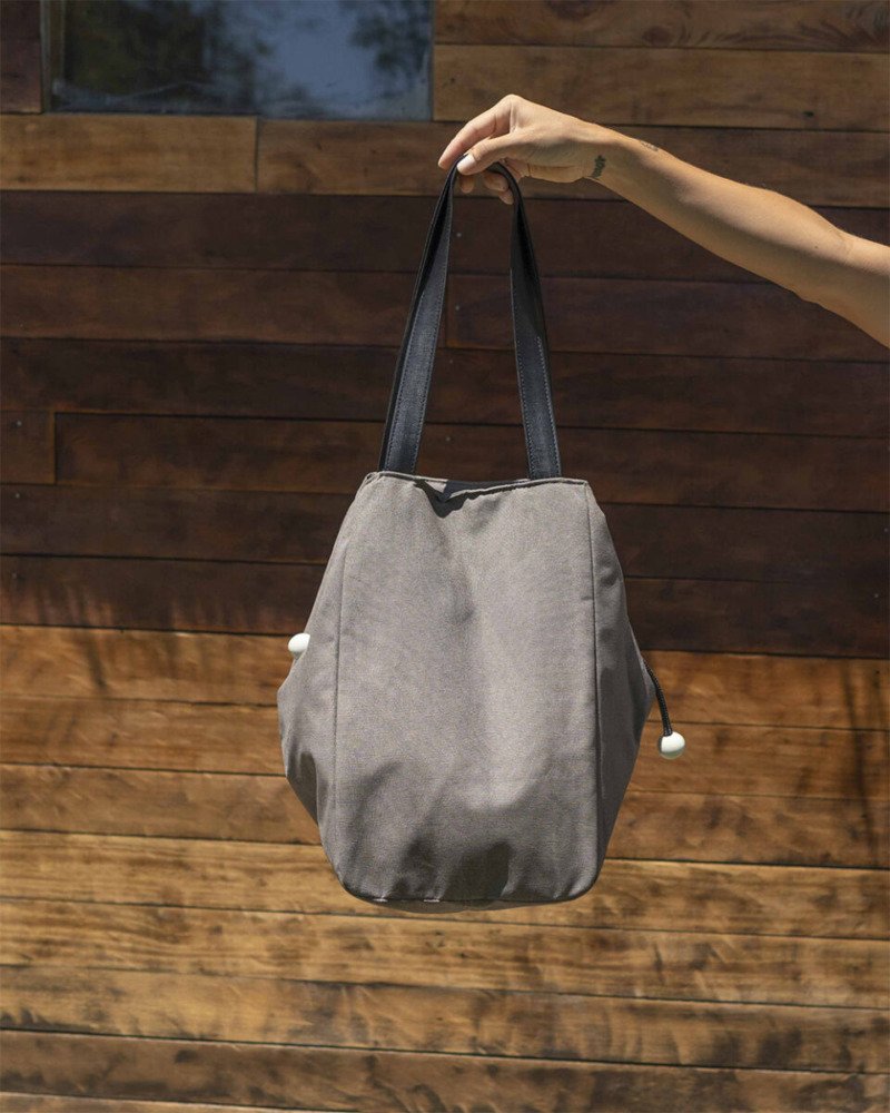 Bolsa Tote Cinza