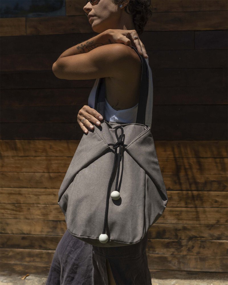 Bolsa Tote Cinza