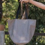 Bolsa Tote Cinza