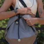 Bolsa Tote Cinza