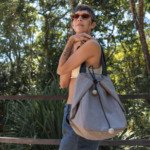 Bolsa Tote Cinza