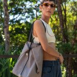Bolsa Tote Cinza