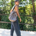 Bolsa Tote Cinza