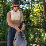 Bolsa Tote Cinza