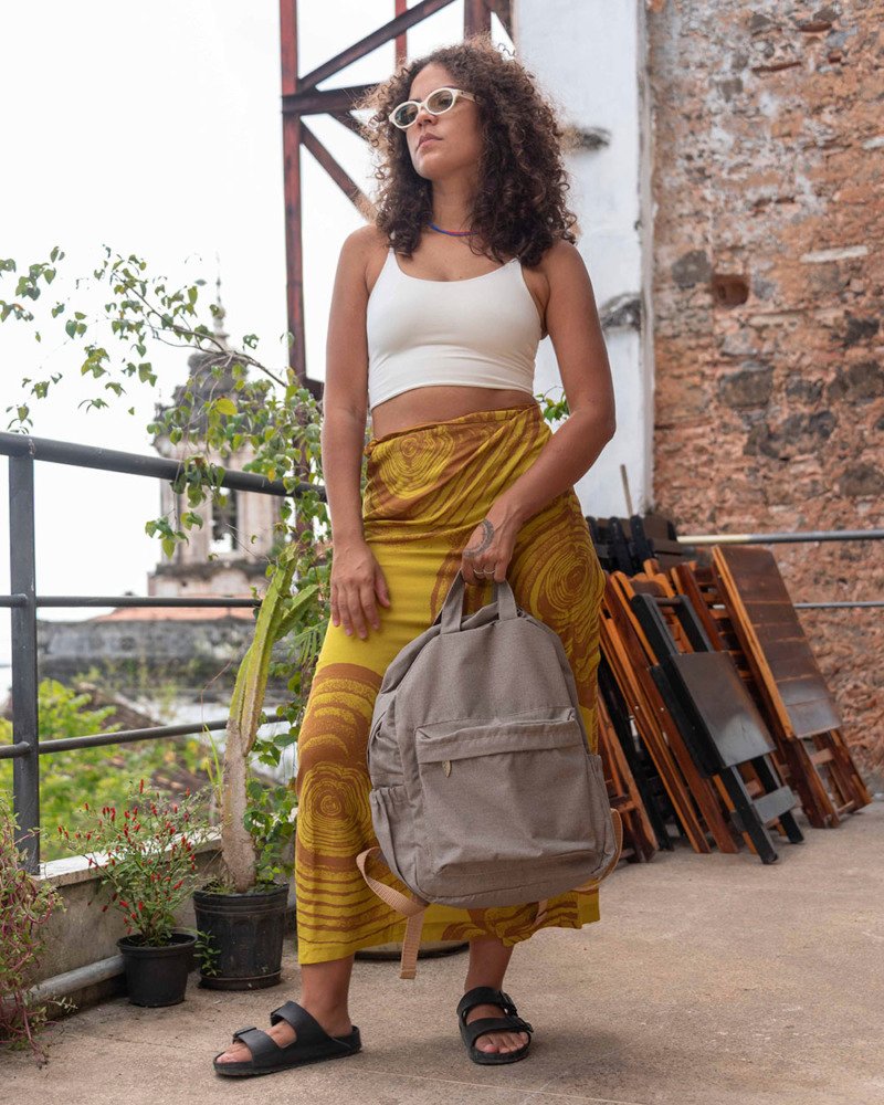 Mochila Cinza