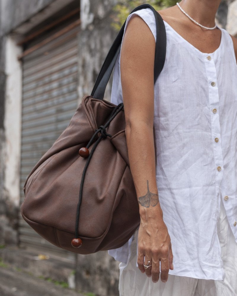 Bolsa Tote Café