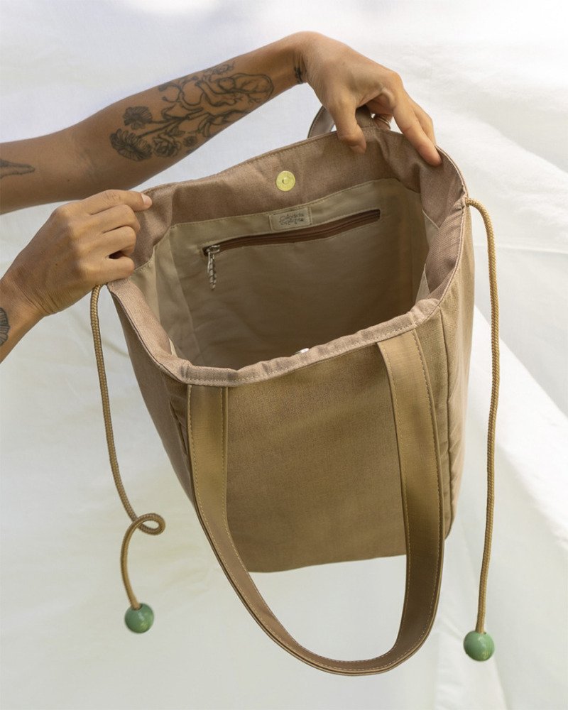Bolsa Tote Palha
