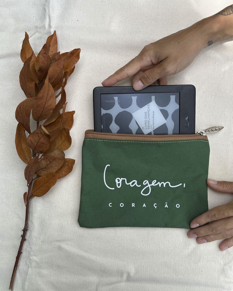 Nécessaire Desejos_Coragem - verde