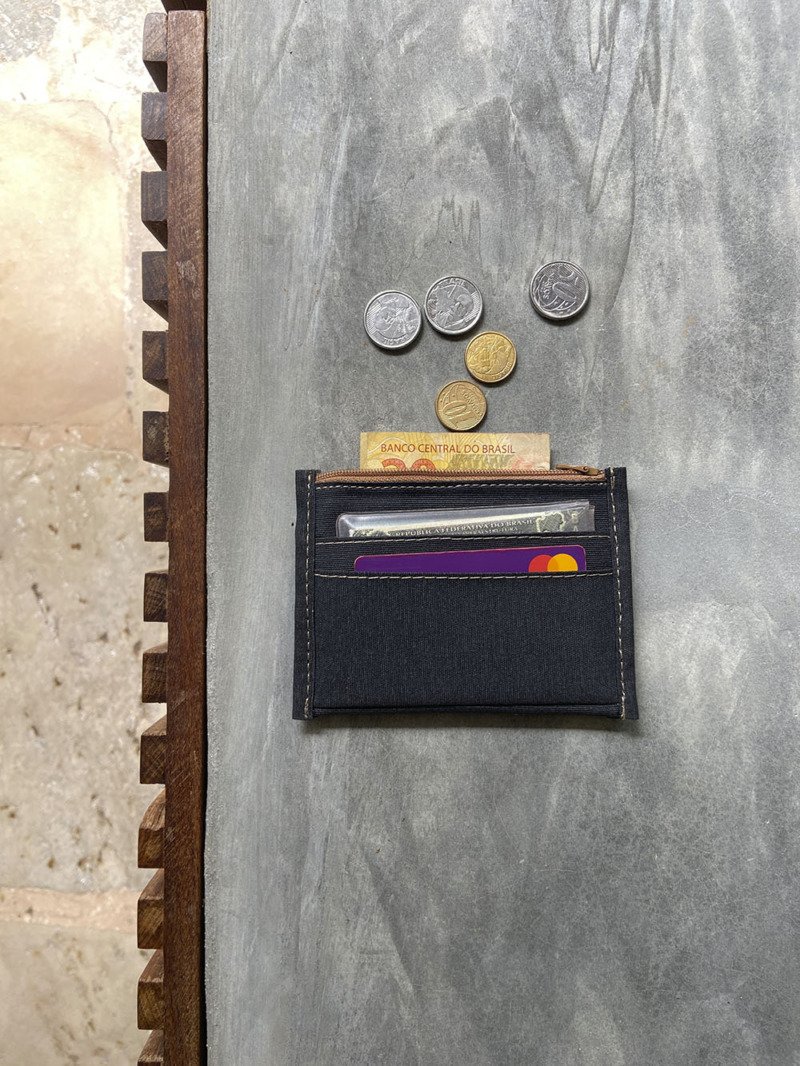 Porta Cartão Preto