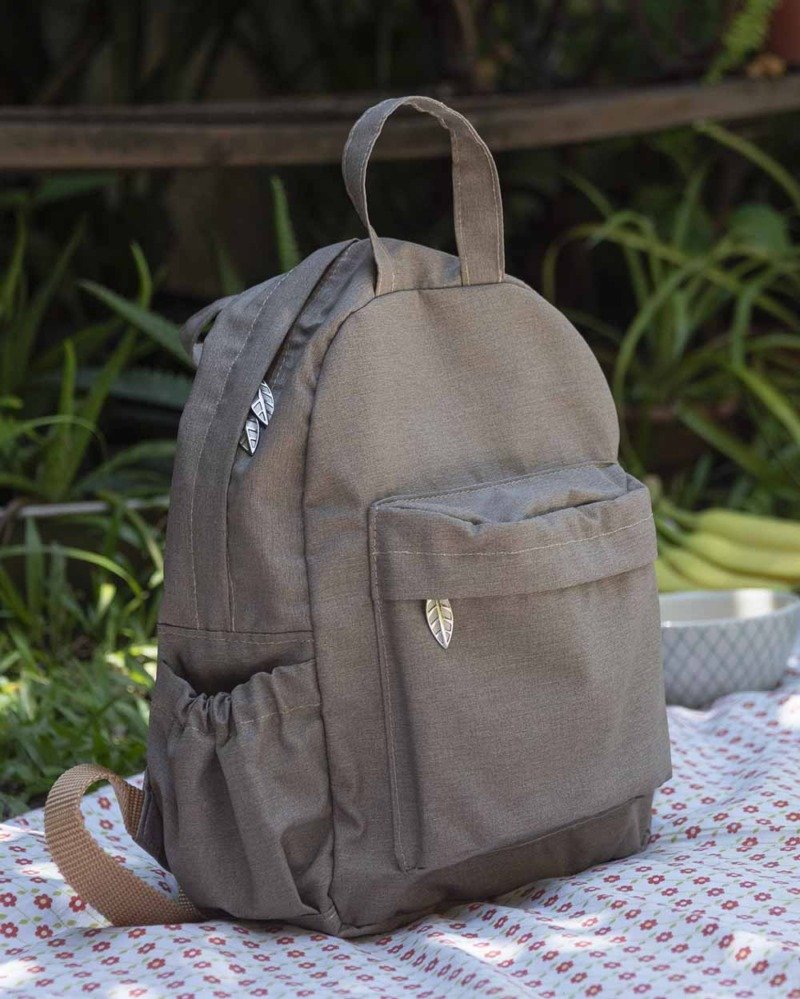 Mochila Miúda Cinza