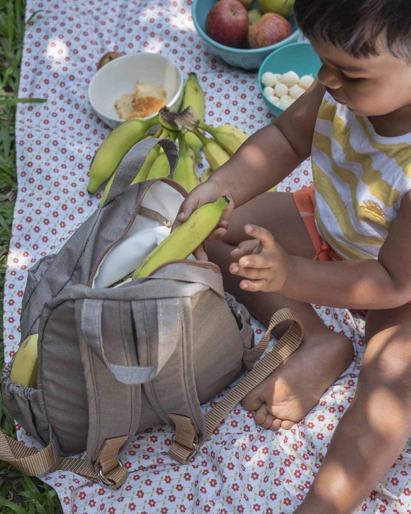Mochila Miúda Cinza