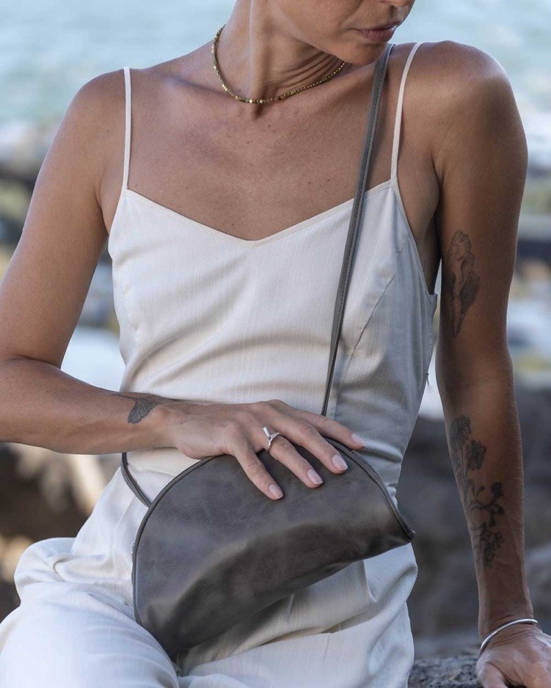 Bolsa Jasmim Cinza