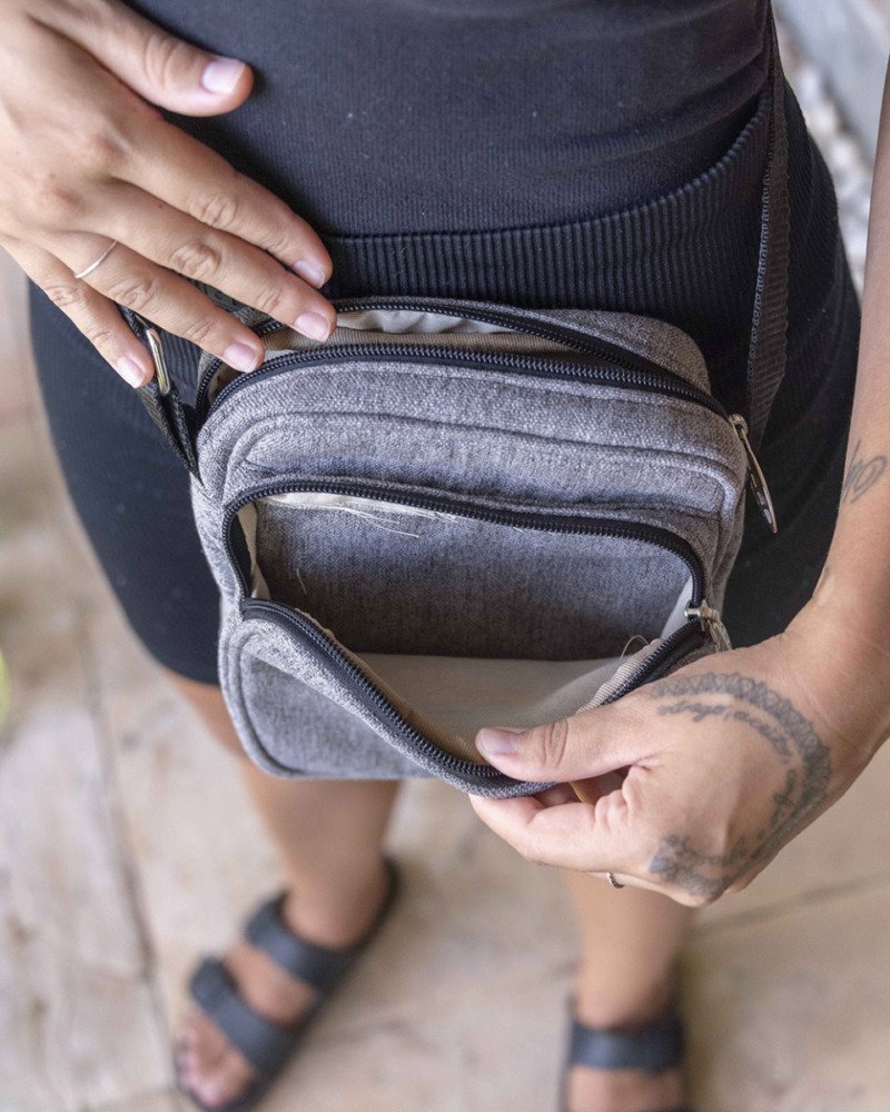 Bolsa Sabiá Cinza