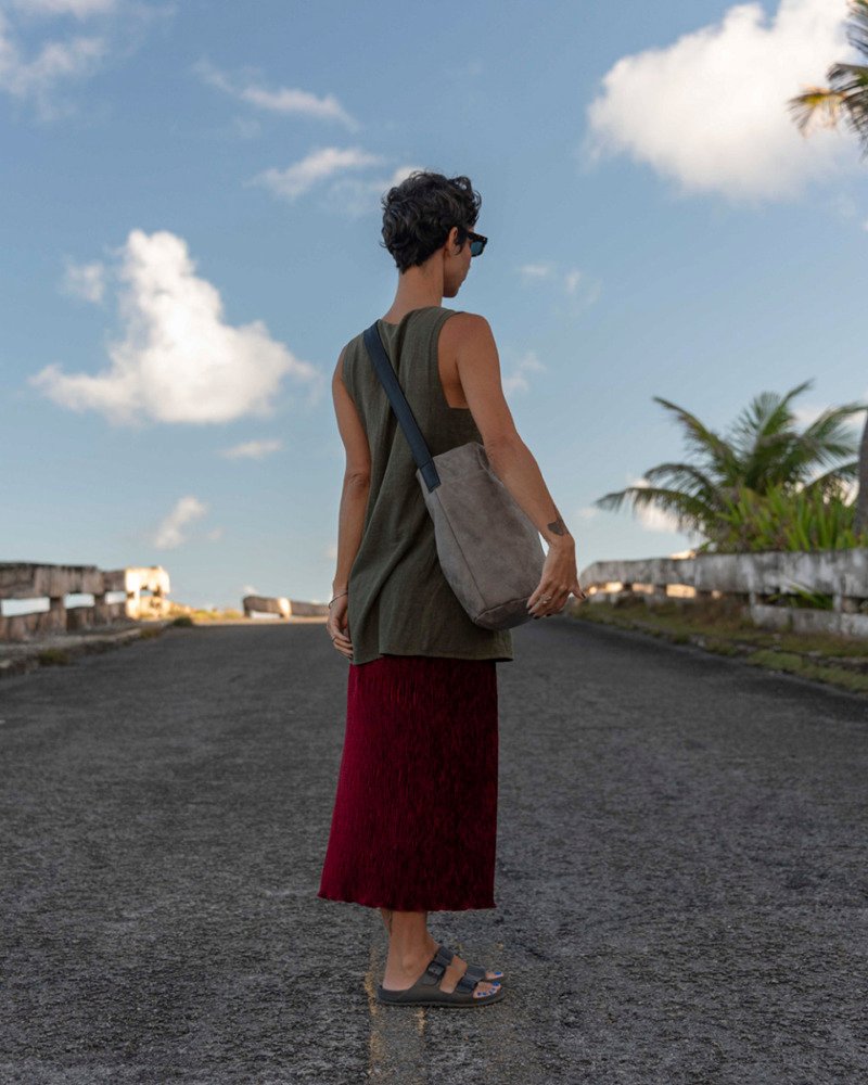 Bolsa Manga Gris