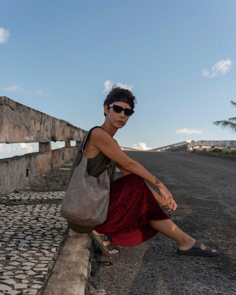Bolsa Manga Gris