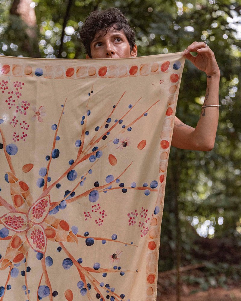 Lenço Memória Amarelo