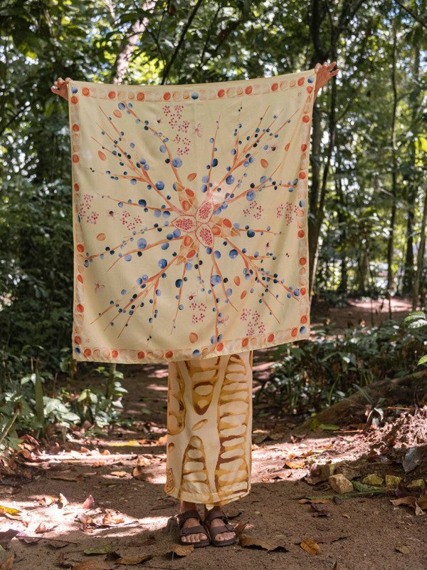 Lenço Memória Amarelo