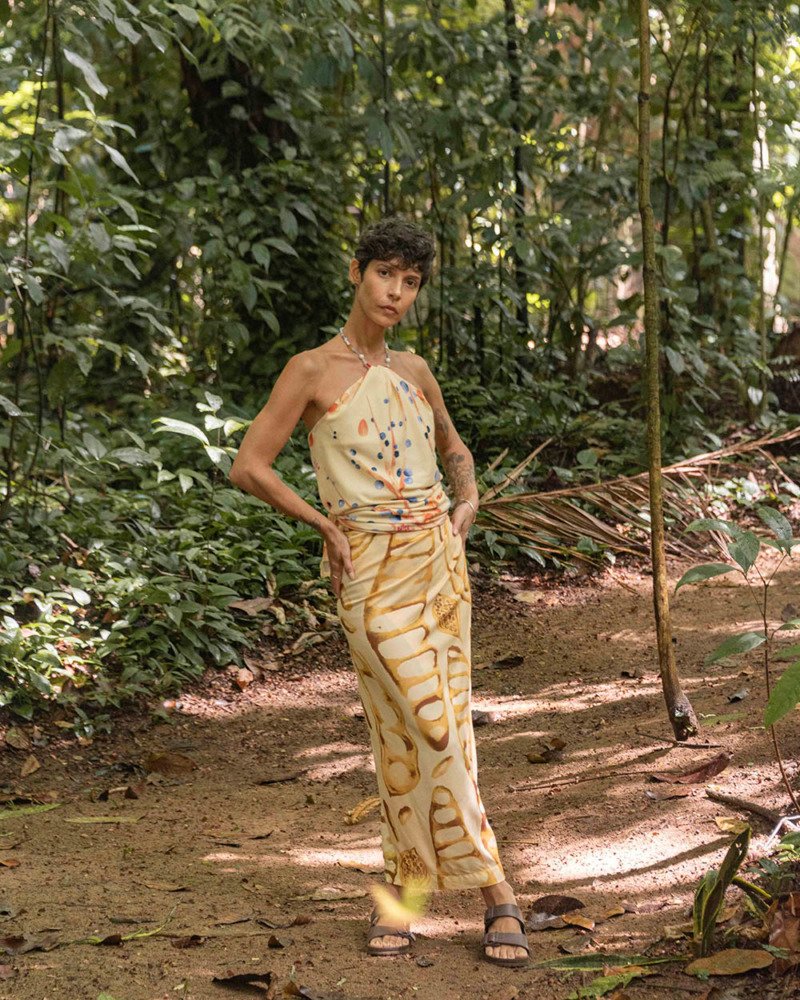 Lenço Memória Amarelo