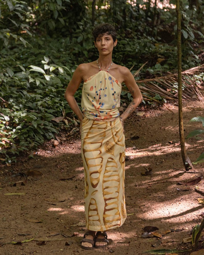 Lenço Memória Amarelo