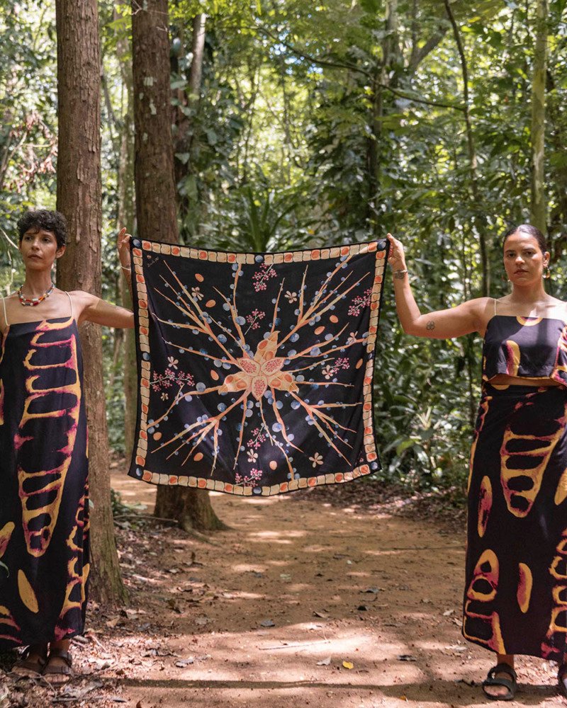 Lenço Memória Preto