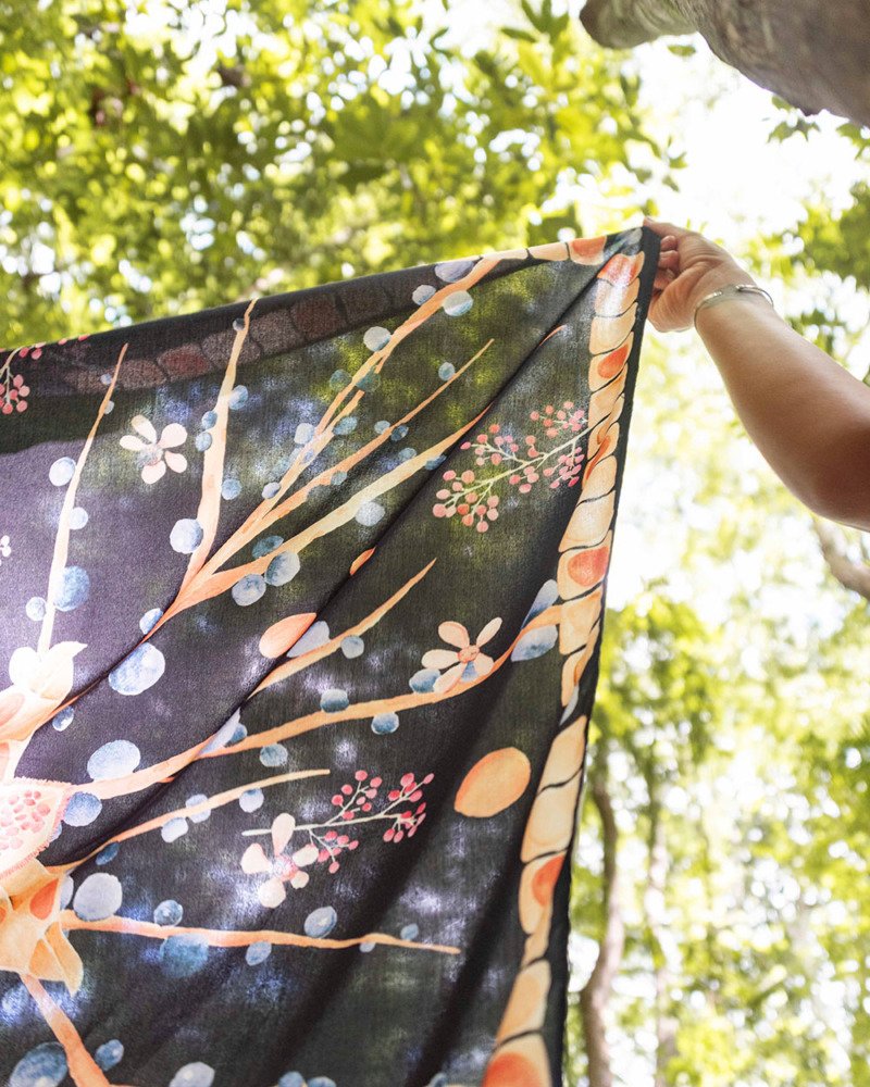 Lenço Memória Preto