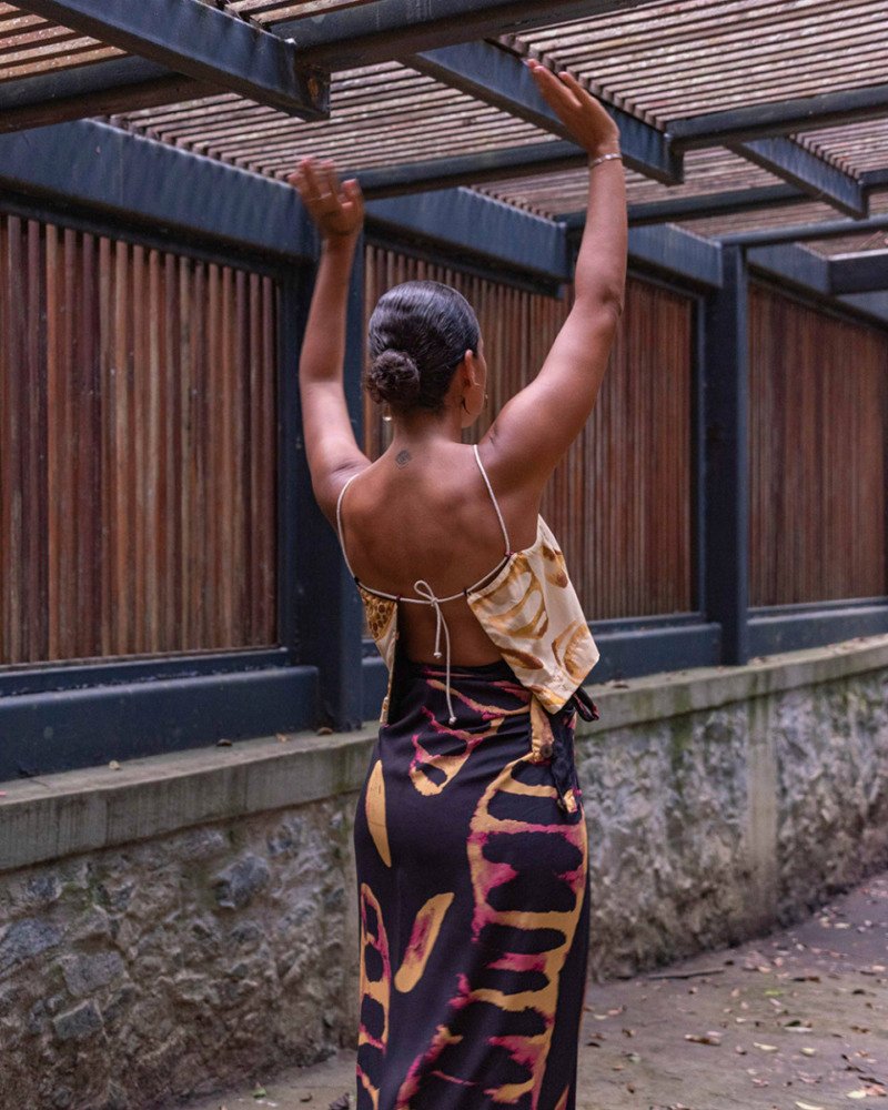 Top Semeadura Amarelo e Preto