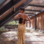 Top Semeadura Vermelho e Preto