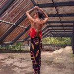 Top Semeadura Vermelho e Preto