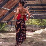 Top Semeadura Vermelho e Preto