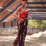 Top Semeadura Vermelho e Preto