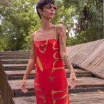 Vestido Semeadura Vermelho