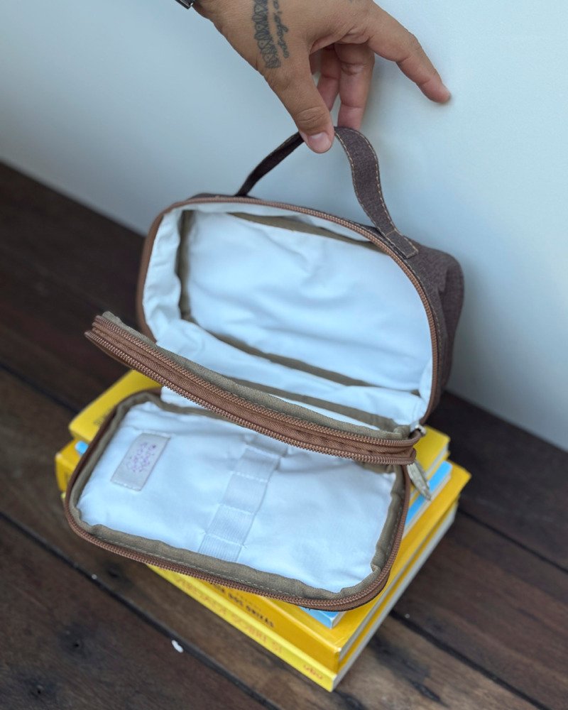 Estojo Maquiagem Cacau