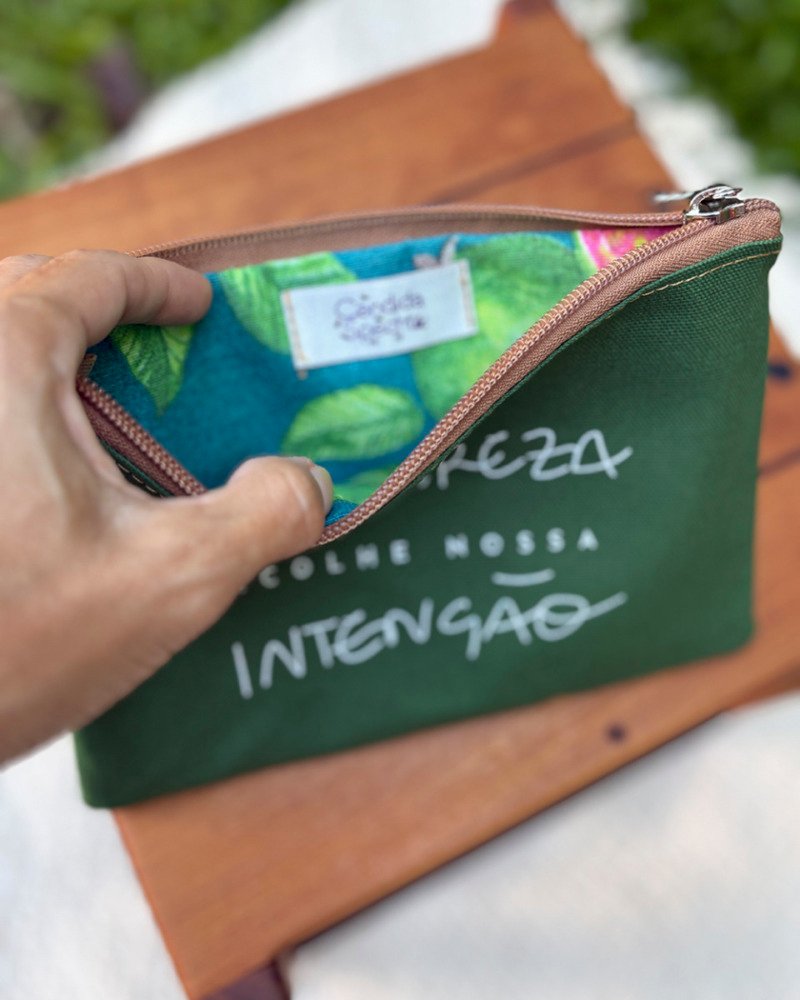 Nécessaire Desejos_Natureza - verde