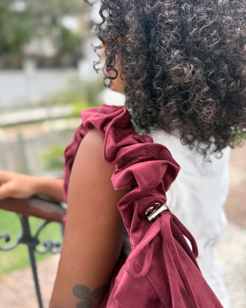 Bolsa Gaivota Vinho