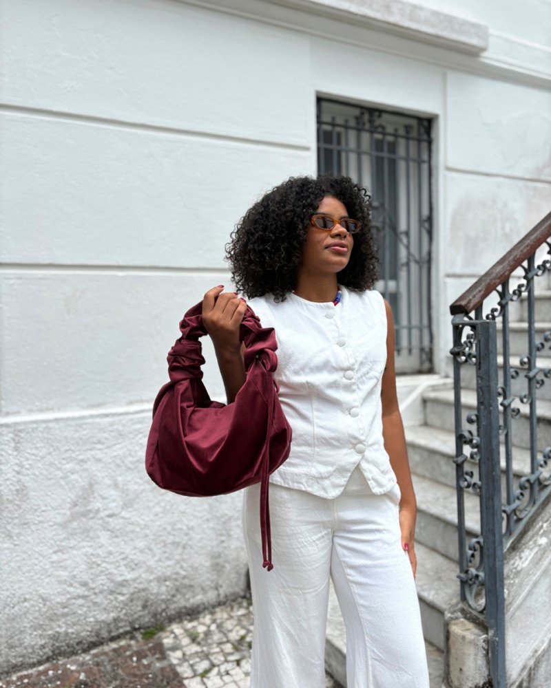 Bolsa Gaivota Vinho
