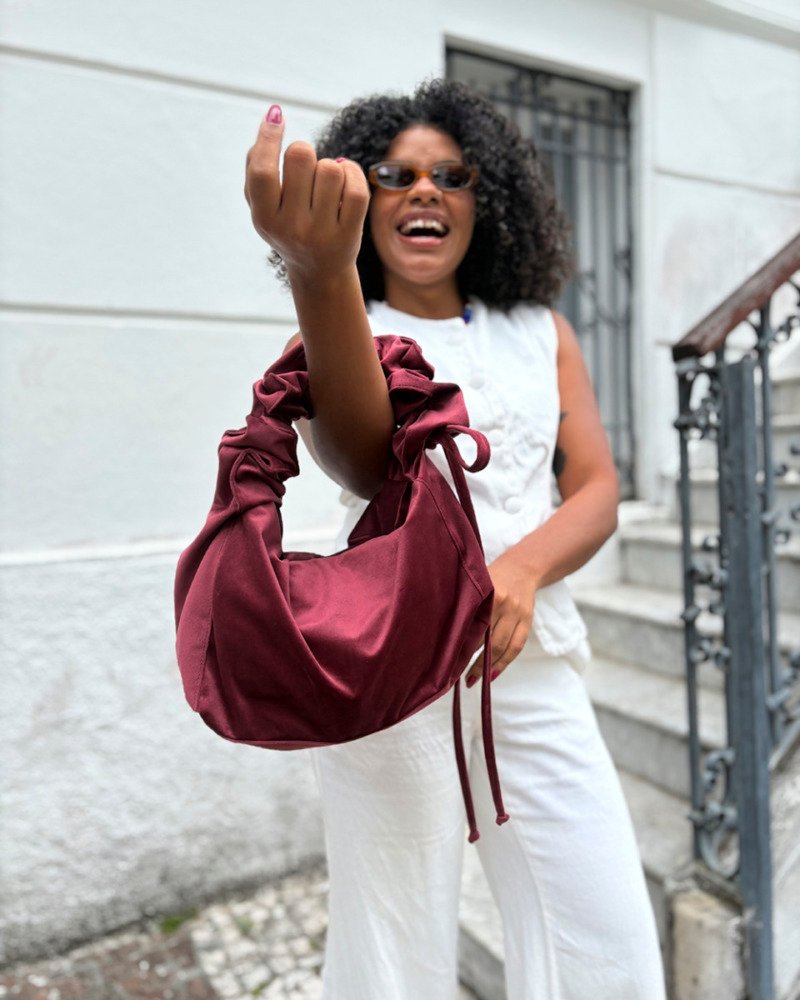 Bolsa Gaivota Vinho