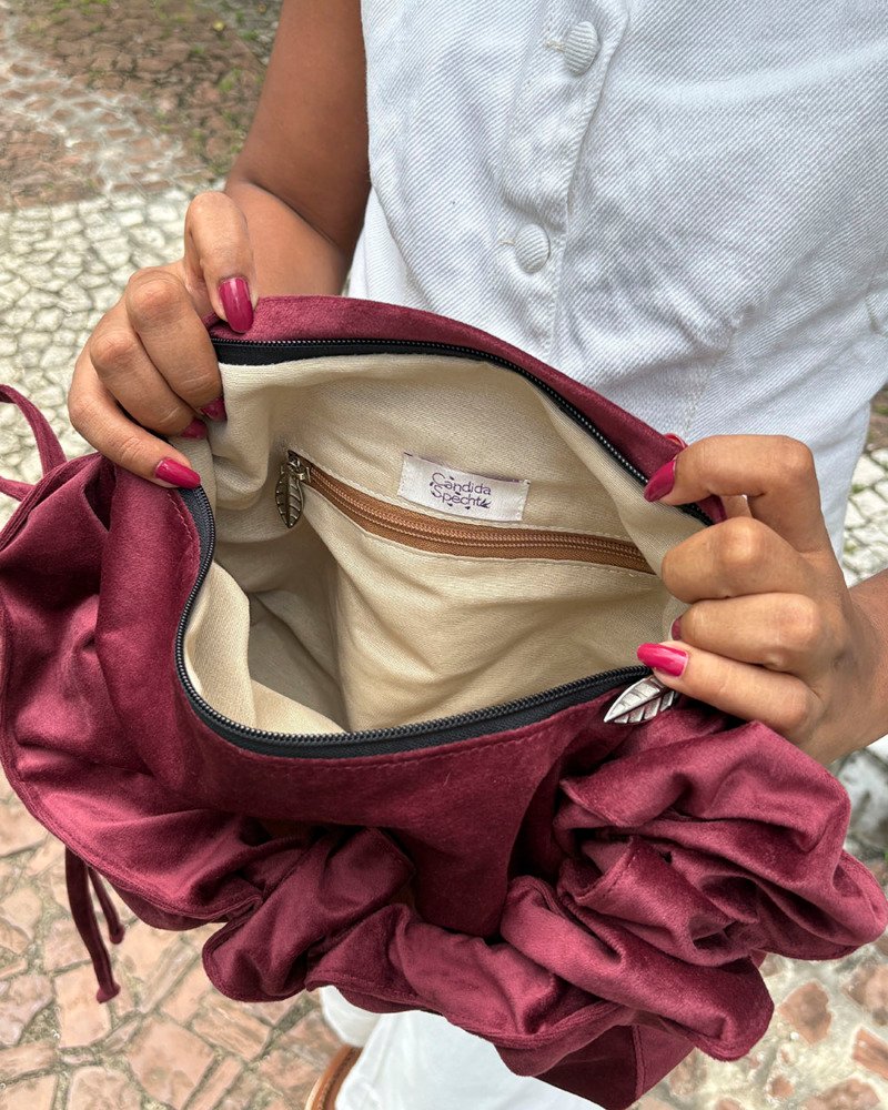 Bolsa Gaivota Vinho